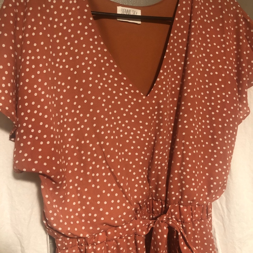 Dark coral Sienna Sky dress